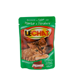 LECHAT CAT BOCCONI MANZO E VERDURE IN SALSA BUSTA GR 100