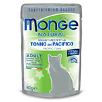 MONGE CAT BUSTA NATURAL TONNO PINNE GIALLE GR 80