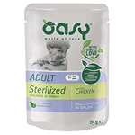 OASY CAT BUSTA ADULT STERILIZED POLLO SALSA GR 85