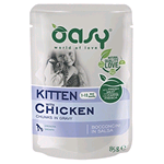 OASY CAT BUSTA KITTEN POLLO SALSA GR 85