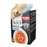 SHEBA SOUP CLASSIC FILETTI DI PESCE OCEANO E VERDURE 4X40 GR