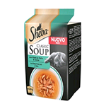 SHEBA SOUP CLASSIC FILETTI DI POLLO E TONNO 4X40 GR