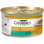 GOURMET GOLD DOPPIO PIACERE CONIGLIO FEGATO GR 85