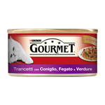 GOURMET RED TRANCETTI JELE'E CONIGLIO FEGATO VERDURE GR 195