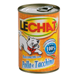 LECHAT CAT BOCCONI POLLO E TACCHINO LATTINA GR 720