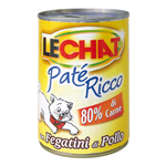 LECHAT CAT PATE' FEGATINI DI POLLO LATTINA GR 400