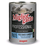 MORANDO CAT PATE' PESCE BIANCO GAMBERETTI GR 400