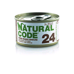 NATURAL CODE 24 TONNO MANZO E VERDURE IN JELLY GR 85