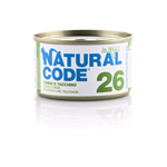 NATURAL CODE 26 TONNO E TACCHINO IN JELLY 85GR