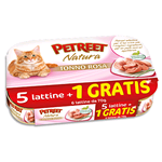 PETREET A01 MULTIPACK NATURA TONNO ROSA GR 70 PZ 6