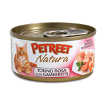 PETREET A03 NATURA TONNO ROSA GAMBERETTI GR 70