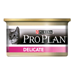 PROPLAN CAT LATTINA DELICATE TACCHINO GR 85