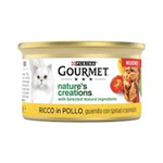 GOURMET GOLD NATURE'S CREATIONS POLLO SPINACI POMODORO GR 85