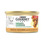 GOURMET GOLD NATURE'S CREATIONS TACCHINO SPINACI PASTINACA GR 85