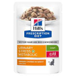 HILL'S CAT DIET C/D URINARY STRESS + METABOLIC POLLO BUSTA GR 85