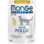 MONGE CAT BUSTA MONOPROTEICO STERILIZED POLLO GR 85